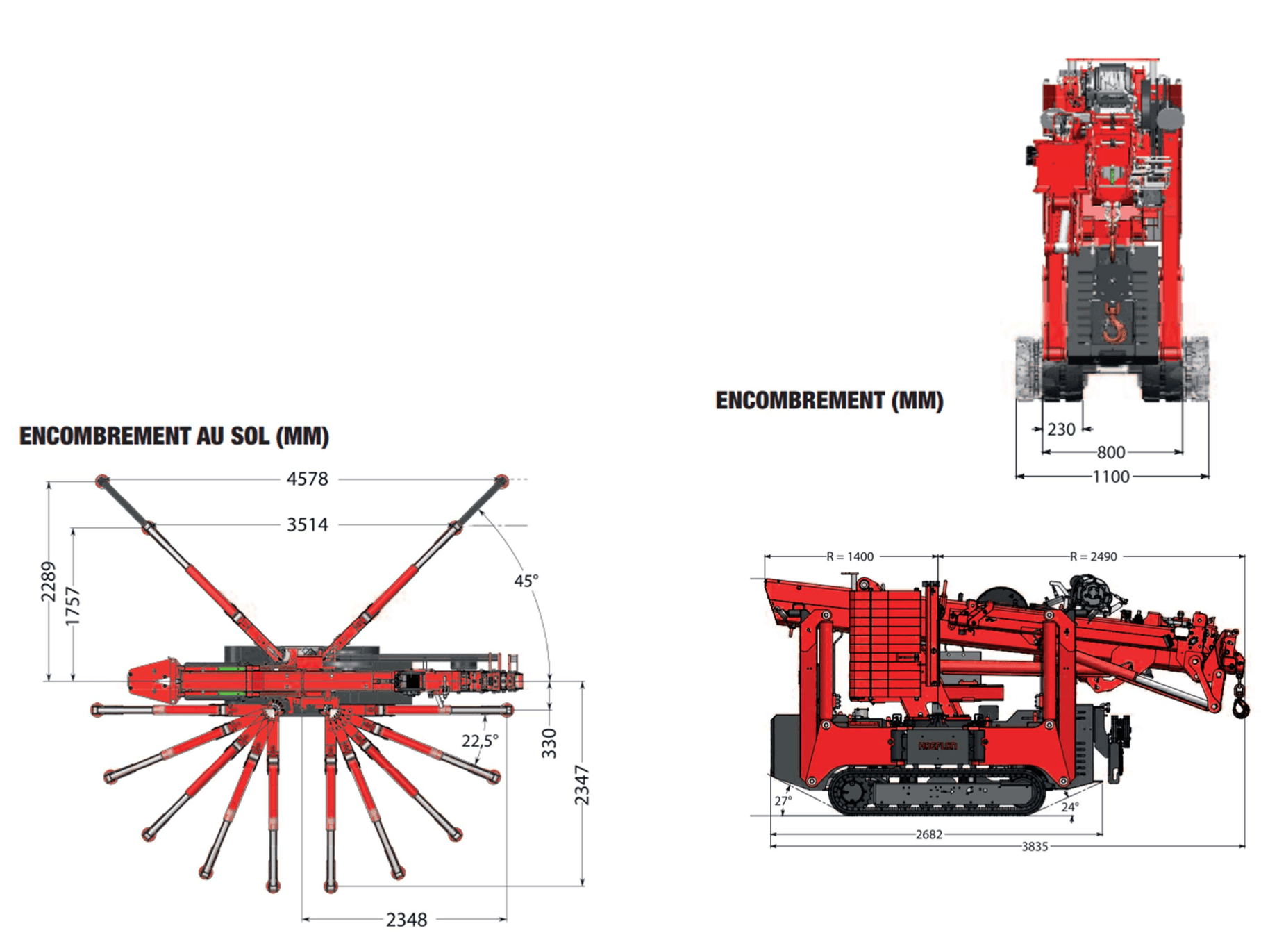 Encombrement — Hoeflon C10